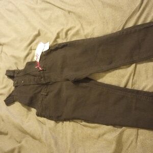 Young girl overall pants